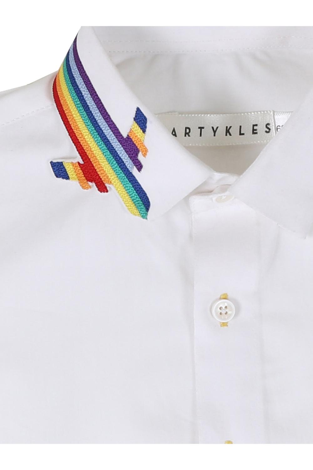 Rainbow Collar  shirt