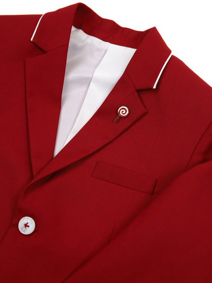 Red Blazer with nice detailing